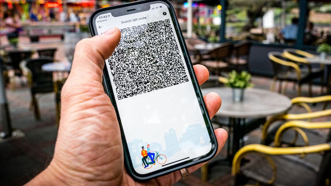QR-code nu verplicht bij alle horeca en uitgaansgelegenheden.